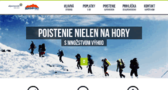 Desktop Screenshot of alpenverein.sk