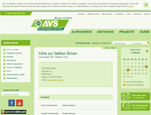Tablet Screenshot of brixen.alpenverein.it